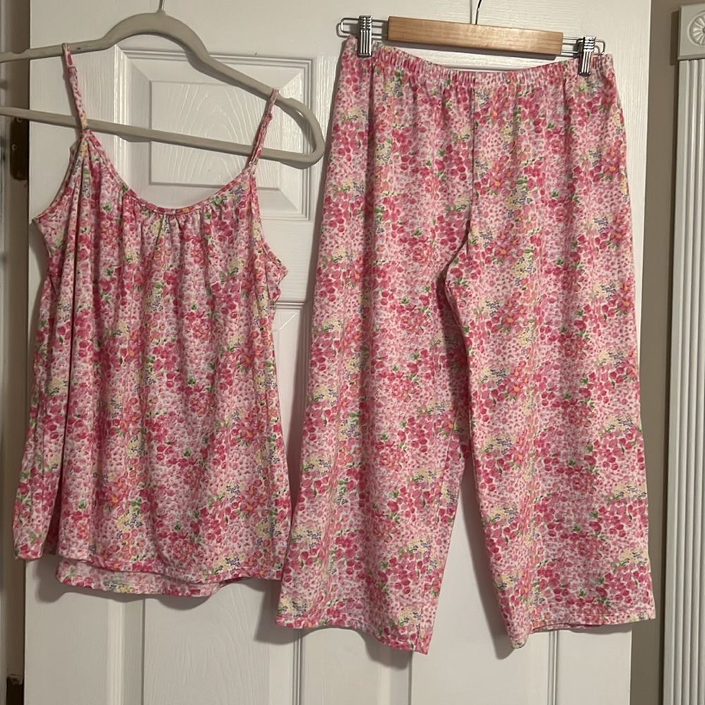 On Gossamer Pink Floral Pajama Set - Picture 5 of 5